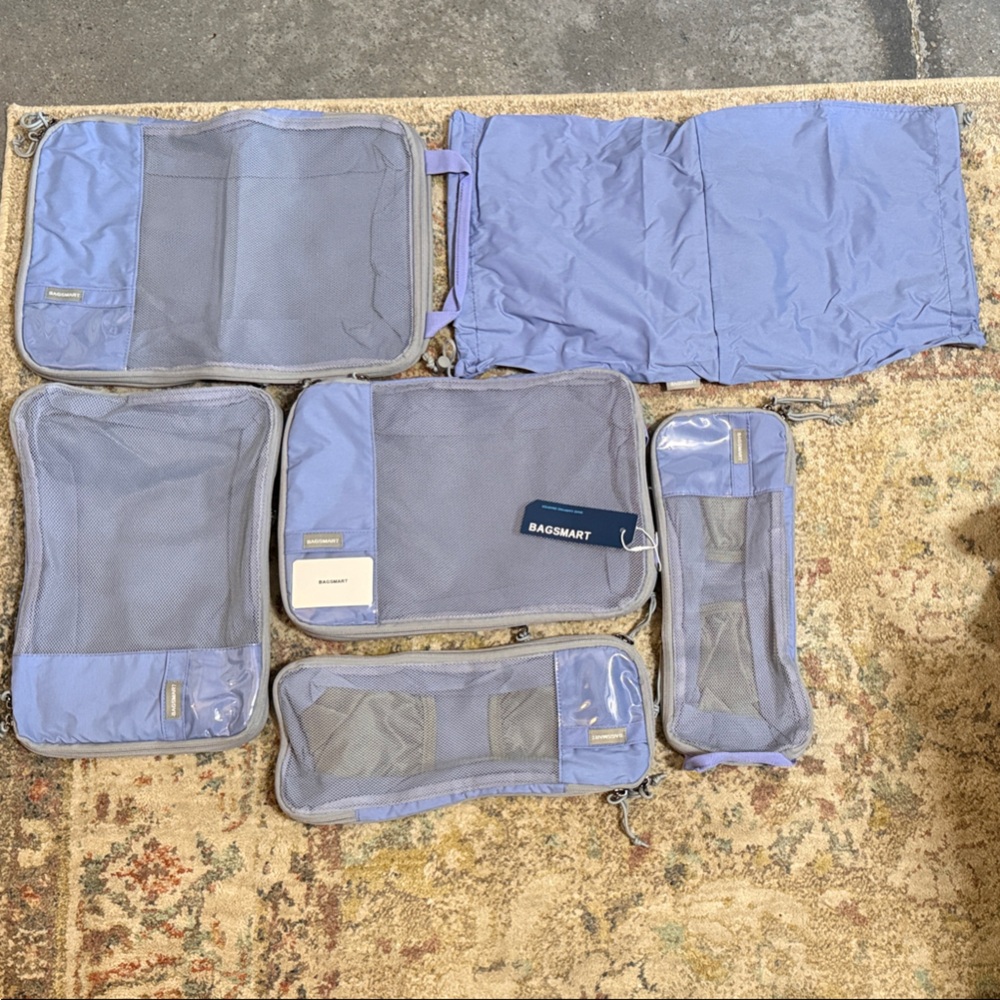 Lavender Travel Packing Cubes Set